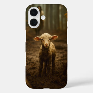De Goede Herder en het Verloren Lam – Jezus & Lam iPhone 16 Hoesje