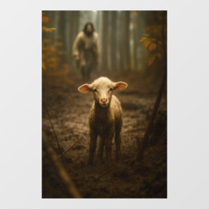 De Goede Herder en het Verloren Schaap Raamsticker