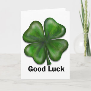 De goede Klaver van het Geluk Kaart
