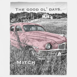 De Goede Ol Dagen 1 - PLUSH Groot Fleece Deken