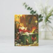 De goede Oude Kerstman Feestdagenkaart (Staand voorkant)