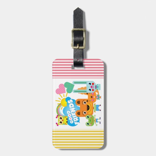 De Goede Vrienden van dieren Bagagelabel (Voorkant verticaal)