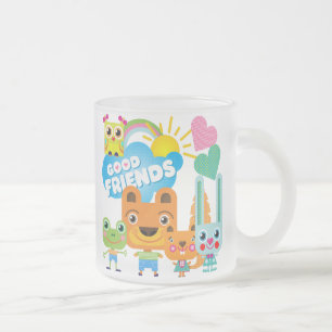 De Goede Vrienden van dieren Matglas Koffiemok