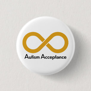 De Goedkeuring van het autisme Ronde Button 3,2 Cm