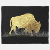 De Golden Buffalo Fleece Blanket Deken (Voorkant (Horizontaal))