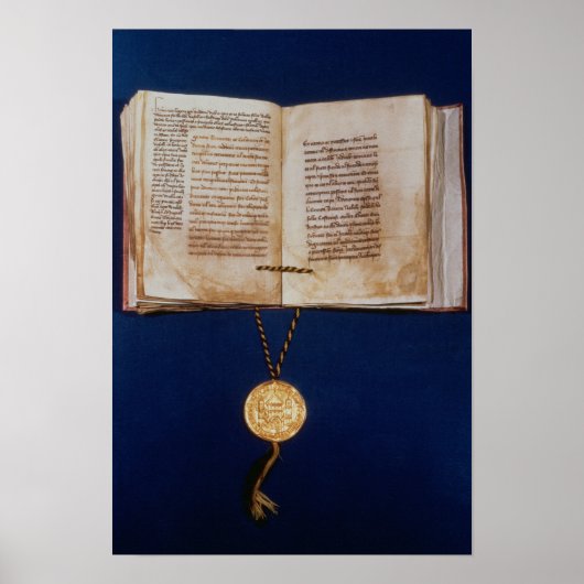 De Golden Bull van Charles IV Poster (Voorkant)