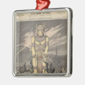 De Golden Calf Metalen Ornament (Links)