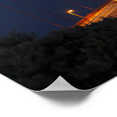De Golden Gate Bridge bij schemering Poster (Hoek)