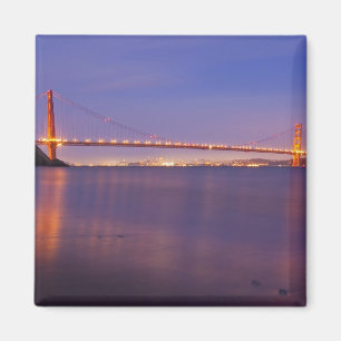 De Golden Gate Bridge bij schemering vanuit Kirby Magneet