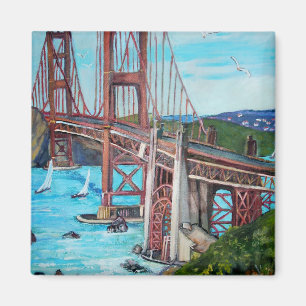 De Golden Gate Bridge - Magnet Magneet
