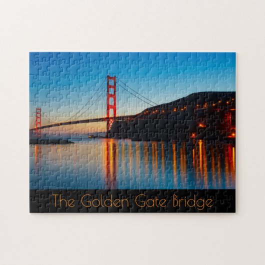 De Golden Gate Bridge 's nachts Legpuzzel (Horizontaal)