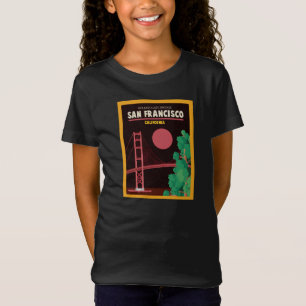 De Golden Gate Bridge 's nachts T-shirt