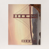 De Golden Gate Bridge San Francisco Bay Legpuzzel (Verticaal)