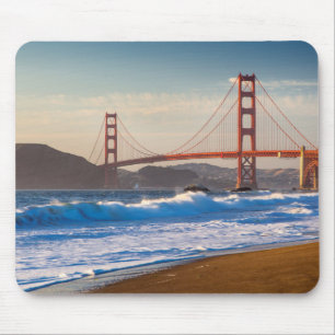 De Golden Gate Bridge van Baker Beach Muismat