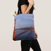 De Golden Gate Bridge van de Marin Tote Bag (Dichtbij)