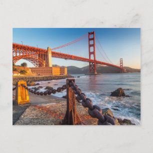 De Golden Gate Bridge van het Fort Point Briefkaart
