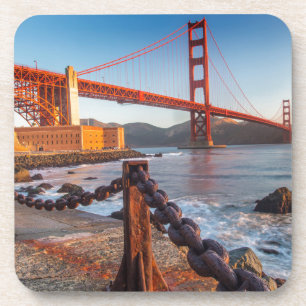 De Golden Gate Bridge vanuit Fort Point Onderzetter