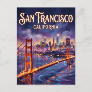 De Golden Gate Bridge VS Briefkaart