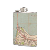 De Golden Gate Topografische Kaart Heupfles (Links)