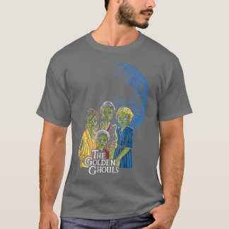 De Golden Ghouls Halloween Zombie Art Fun 277 T-shirt