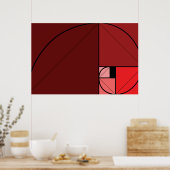 De Golden Ratio Poster (Keuken)