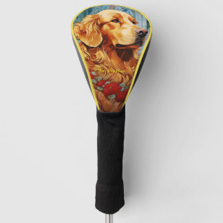 De Golden Retriever Dog 002 - Natalia Mucha Golfheadcover