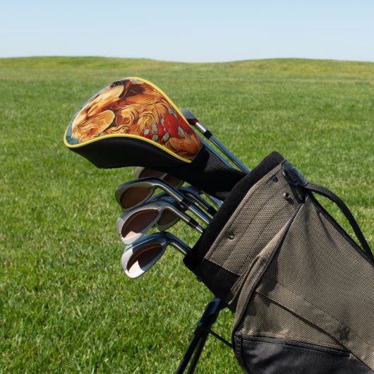De Golden Retriever Dog 002 - Natalia Mucha Golfheadcover (Insitu)