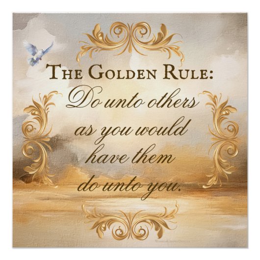 De Golden Rule Poster serene scène Perfect Poster (Voorkant)