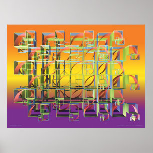 De Golden Spiral Poster