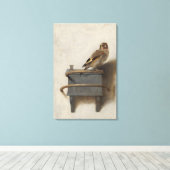 De Goldfinch Canvas Afdruk (Insitu (Houten vloer))