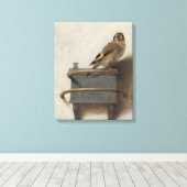 De Goldfinch Canvas Afdruk (Insitu (Houten vloer))