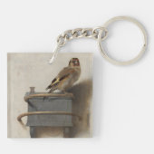 De Goldfinch Sleutelhanger (Achterkant)