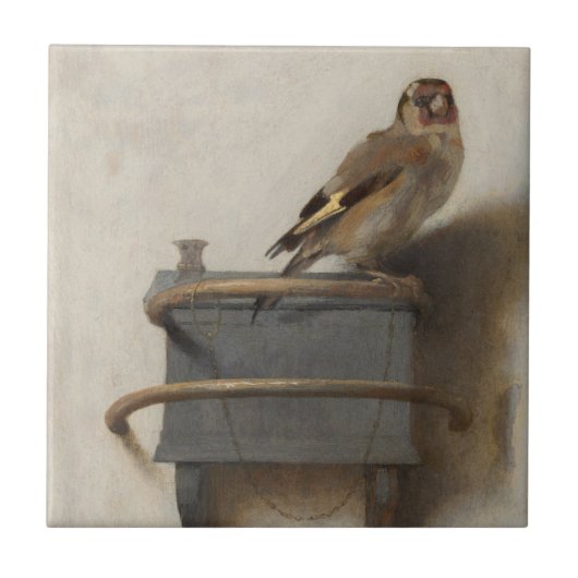 De Goldfinch Tegeltje (Voorkant)