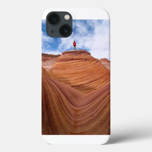 De golf, Arizona - Abstracte woestijn Case-Mate iPhone Case (Achterkant)