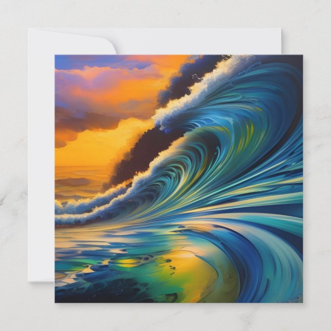 De golf bij zonsopgang (Voorkant)