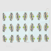 De Golf "Double Tennis" Tennis Sweat Serviette (Horizontal)