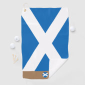 De Golf Drapeau écossais & Ecosse, monogrammé / serviette  (En situation)
