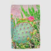 De Golf ImagesParMJ Prickly Pear Cactus dans la serviette  (Devant)