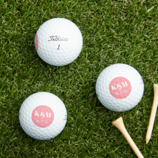 De Golf Mariage Week-end Date pour se souvenir des balles