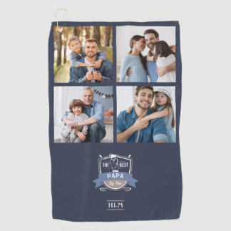 De Golf Meilleur Papa Par Photos Personnalisées Serviette