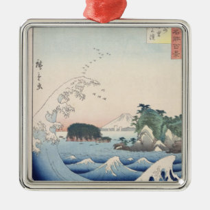 De golf metalen ornament