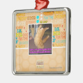 De golf metalen ornament (Links)