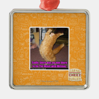 De golf metalen ornament