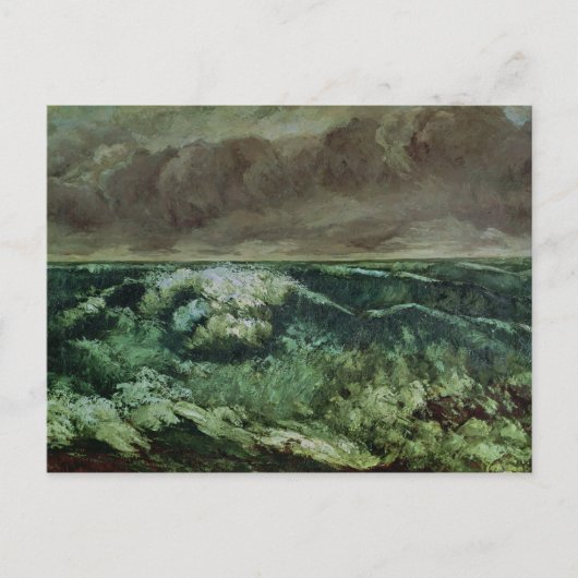 De golf, na 1870 briefkaart (Voorkant)