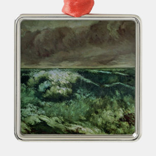 De golf, na 1870 metalen ornament