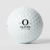 De Golf O /custom/ Monogramme pour identifier les balles d (Recto)