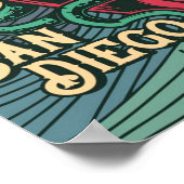 De Golf-octopus vangen |  ontwerp Poster (Hoek)