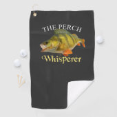 De Golf Perch Whisperer Dark Fishing Serviette (En situation)