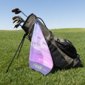 De Golf Pickleball serviette main (Vert)