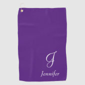 De Golf Respectable Nom modifiable et première serviette d (Devant)